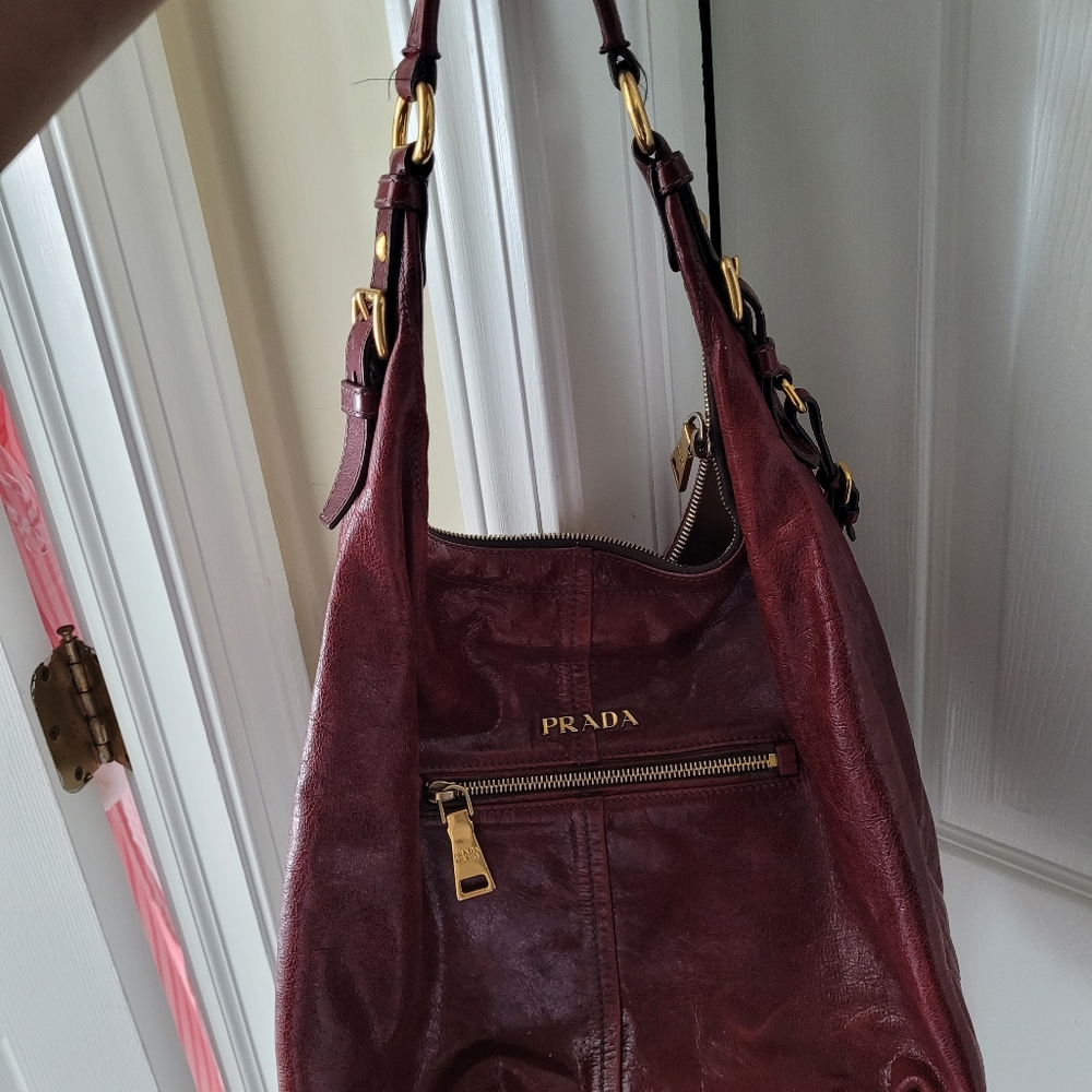Prada hobo bag